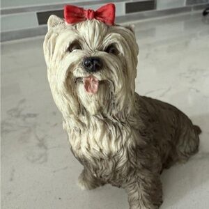 1988 SIGNED CASTAGNA ITALY YORKSHIRE TERRIER DOG FIGURINE